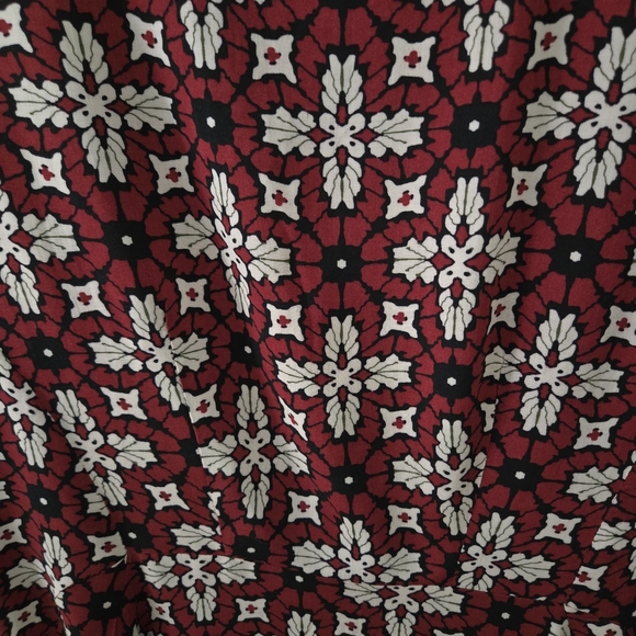 Red print dress - Picture 7 of 11